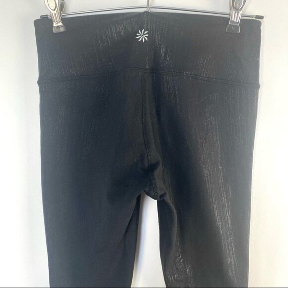 Athleta Crackle Chaturanga Metallic Leggings Style 159874 Size XSmall - Picture 7 of 10